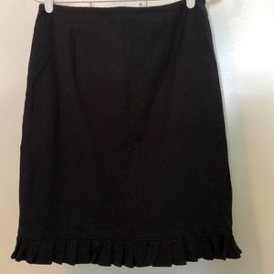Willi Smith skirt with bottom ruffle